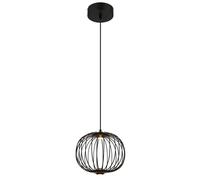 Netlighting Galway 30cm Wire Frame Pendant Ceiling Light Matt Black LED 3000K Netlighting Black
