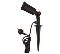 Netlighting Garten 1 Light Outdoor Spike Light Black IP44 E27 Netlighting Black