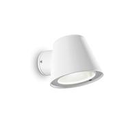 Netlighting Gas 1 Light Outdoor Wall Light White IP43 GU10 Netlighting White
