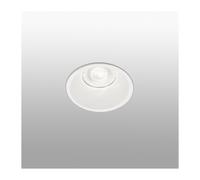 Netlighting Gas 1 Light Round Recessed Spotlight White GU10 Netlighting White