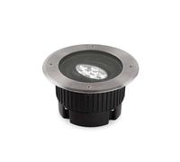 Netlighting Gea Outdoor LED Recessed Ground Uplight 18.4cm 1566lm 3000K IP67 in Grey Netlighting Grey