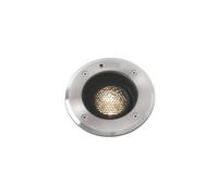 Netlighting Geiser Outdoor LED Recessed Ground Light Tiltable 7W 3000K 38deg. IP67 in Grey Netlighting Grey