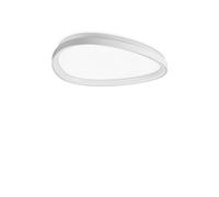 Netlighting Gemini Integrated LED Semi Flush Ceiling Light White 3550lm 4000K Netlighting White