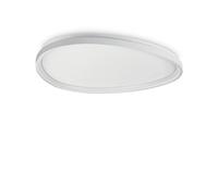 Netlighting Gemini Integrated LED Semi Flush Ceiling Light White 4650lm 4000K Netlighting White