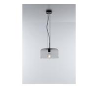 Netlighting Gibus Glass Dome Ceiling Pendant Grey E27 Netlighting Grey