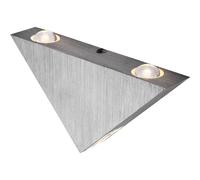 Netlighting Gordon Integrated LED Wall Lamp Aluminium Brushed 3x LED 3000K in Grey Netlighting Grey