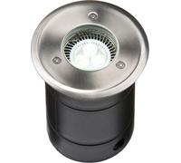 Netlighting Grade 304 Stainless Steel Walkover Driveover Light Depth 140mm Flange 105MM 230V IP67 in Grey Netlighting Grey