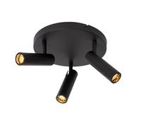 Netlighting Grado Ceiling spotlight Ø25cm 3xGU10 (MR11) Black Netlighting Black