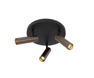 Netlighting Grado Ceiling spotlight Ø25cm 3xGU10 (MR11) Grey iron Netlighting Grey