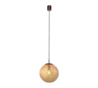 Netlighting Greta 30cm Globe Pendant Ceiling Light Rusty Coloured 1x E27 in Brown Netlighting Brown
