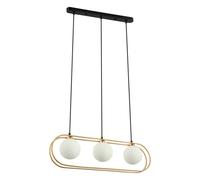 Netlighting Grosetta Modern 3 Light Globe Pendant Ceiling Light G9 in Gold Netlighting Gold
