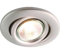Netlighting GU10 Brass Recessed Tilt Downlight 230V 50W max in Grey Netlighting Grey