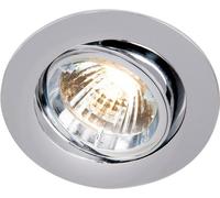 Netlighting GU10 Chrome Recessed Tilt Twist & Lock Downlight 230V in Grey Netlighting Grey