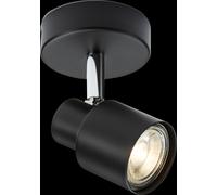 Netlighting GU10 Single Spotlight Matt Black 230V IP20 50W Netlighting Black