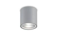 Netlighting Gun 1 Light Round Surface Mounted Downlight Grey IP44 Netlighting Grey
