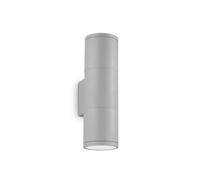 Netlighting Gun 2 Light Outdoor Wall Light Grey IP44 Netlighting Grey