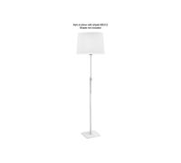 Netlighting Habana Floor Lamp Telescopic WITHOUT SHADE E27 Matt White Chrome Netlighting White