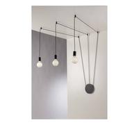 Netlighting HABITAT 3 Light Pendant Ceiling Light Black 500cm Netlighting Black