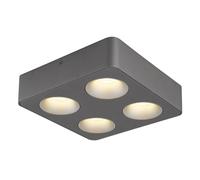 Netlighting Hangarau Semi Flush Ceiling Light Grey Dark LED 3000K Netlighting Grey