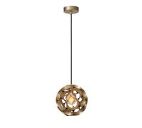 Netlighting HANNELORE Pendant light 30 cm 1xE27 Matt Gold Brass Special Offer Netlighting Gold