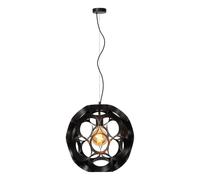 Netlighting HANNELORE Pendant light 40 cm 1xE27 Black Special Offer Netlighting Black