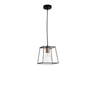 Netlighting HARLEM Wire Frame Pendant Ceiling Light Black 22x22x18cm | Size: 22 x 22 x 18 cm Netlighting Black 22 x 22 x 18 cm