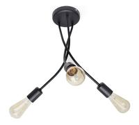 Netlighting Harvard Multi Arm Semi Flush Ceiling Light Black 36cm Netlighting Black