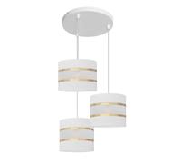 Netlighting Helen Cluster Pendant Ceiling Light White Gold 35cm Netlighting White
