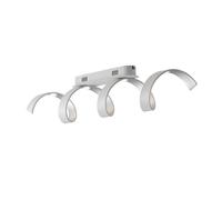 Netlighting Helix Integrated LED Swirl Effect Ceiling Light White Silver 4000K Netlighting White