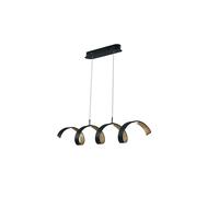 Netlighting HELIX LED Swirl Pendant Black Gold 1600lm 3000K 80x13.5cm | Size: 80x13.5 cm Netlighting Black 80x13.5 cm