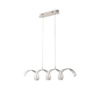 Netlighting HELIX LED Swirl Pendant White Silver 1600lm 3000K 80x13.5cm | Size: 80x13.5 cm Netlighting White 80x13.5 cm