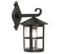 Netlighting Hereford 1 Light Outdoor Wall Lantern Light Black IP43 E27 Netlighting Black