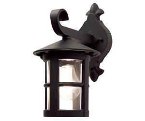 Netlighting Hereford 1 Light Outdoor Wall Lantern Light Black IP43 E27 Netlighting Black