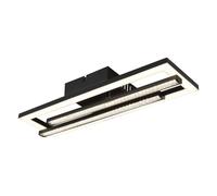 Netlighting Highway Semi Flush Ceiling Light Matt Black 2x LED 4000K Netlighting Black