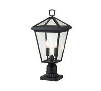Netlighting Hinkley Alford Place Outdoor Pedestal Light Museum Black IP44 Netlighting Black