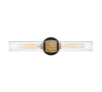 Netlighting Hinkley Ellison Bathroom Wall Lamp Black Heritage Brass IP44 2x E27 Netlighting Black