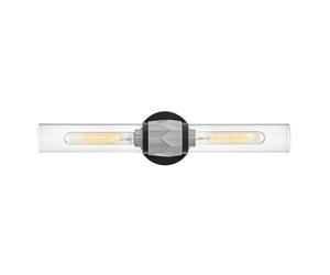 Netlighting Hinkley Ellison Bathroom Wall Lamp Black Nickel IP44 2x E27 Netlighting Black