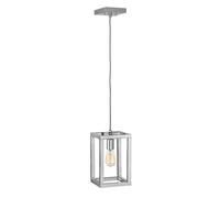 Netlighting Hinkley Fredrick Ramond Ensemble 1 Light Pendant Polished Nickel in Grey Netlighting Grey