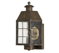 Netlighting Hinkley Nantucket Outdoor Wall Lantern Aged Brass IP44 in Yellow Netlighting Yellow