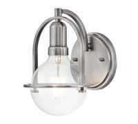 Netlighting Hinkley Somerset Wall Lamp Brushed Nickel in Grey Netlighting Grey