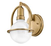 Netlighting Hinkley Somerset Wall Lamp Heritage Brass in Yellow Netlighting Yellow