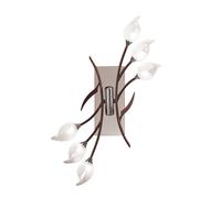 Netlighting Holland CeilingWall Switched 6 Light G9 Polished ChromeWenge in Grey Netlighting Grey