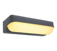 Netlighting Honna Outdoor Wall Down Lamp Anthracite IP54 LED 3000K in Grey Netlighting Grey