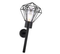 Netlighting Horace Torch Outdoor Wall Lamp Black IP44 1x E27 Netlighting Black