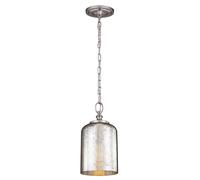 Elstead Lighting Hounslow 1 Light Mini Pendant - Brushed Steel