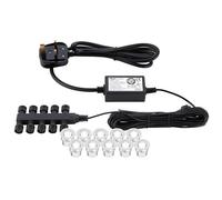 Netlighting Ikon Round Outdoor Integrated LED 30Mm Kit IP67 0.15W Polished Stainless Steel & Clear Pc in Grey Netlighting Grey