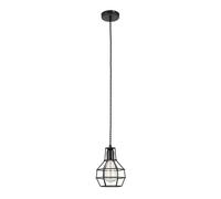 Netlighting Industrial & Retro Hanging Pendant Black 1 Light E27 Netlighting Black