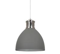 Netlighting Industrial & Retro Hanging Pendant Grey Nickel Grey Shade E27 Netlighting Grey