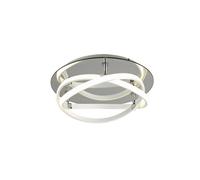 Netlighting Infinity Flush Ceiling Light 30W LED 3000K 2500lm White White Acrylic Netlighting White
