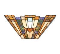 Netlighting Inglenook 2 Light Tiffany Uplighters Tiffany glass E14 Netlighting Multicolor